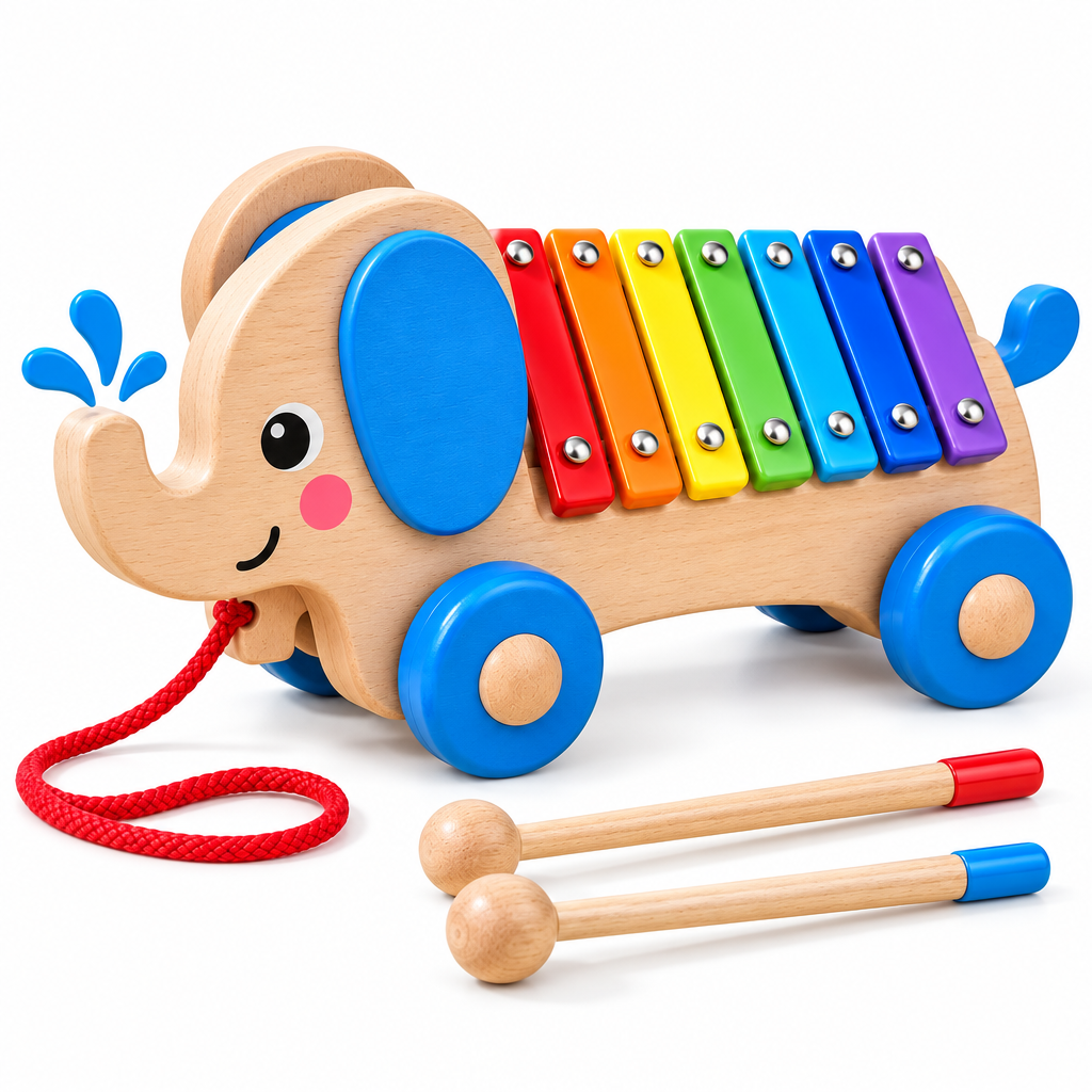 Valdermere™ Elephant Pull-Along Xylophone