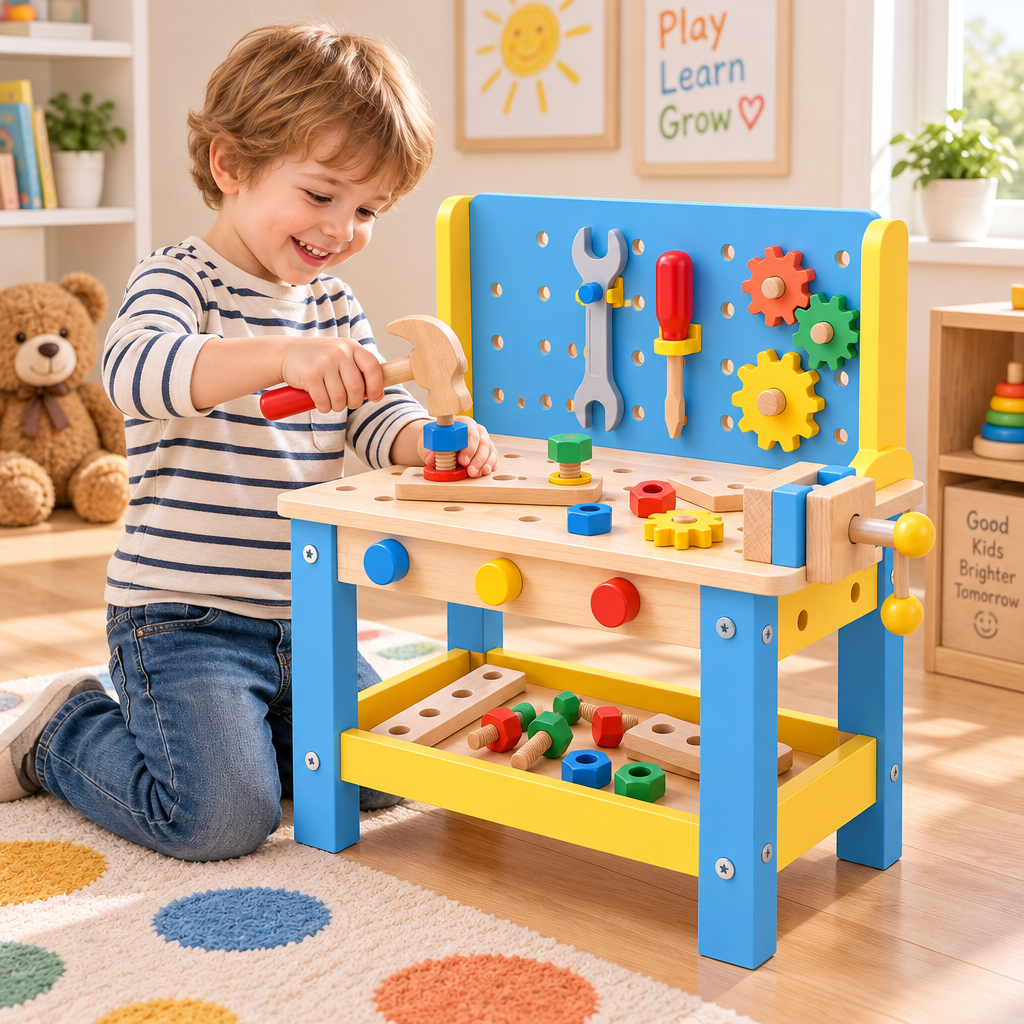 Valdermere™ Wooden Builder Workbench