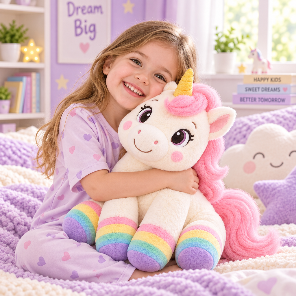 Valdermere™ Rainbow Dream Unicorn Plush
