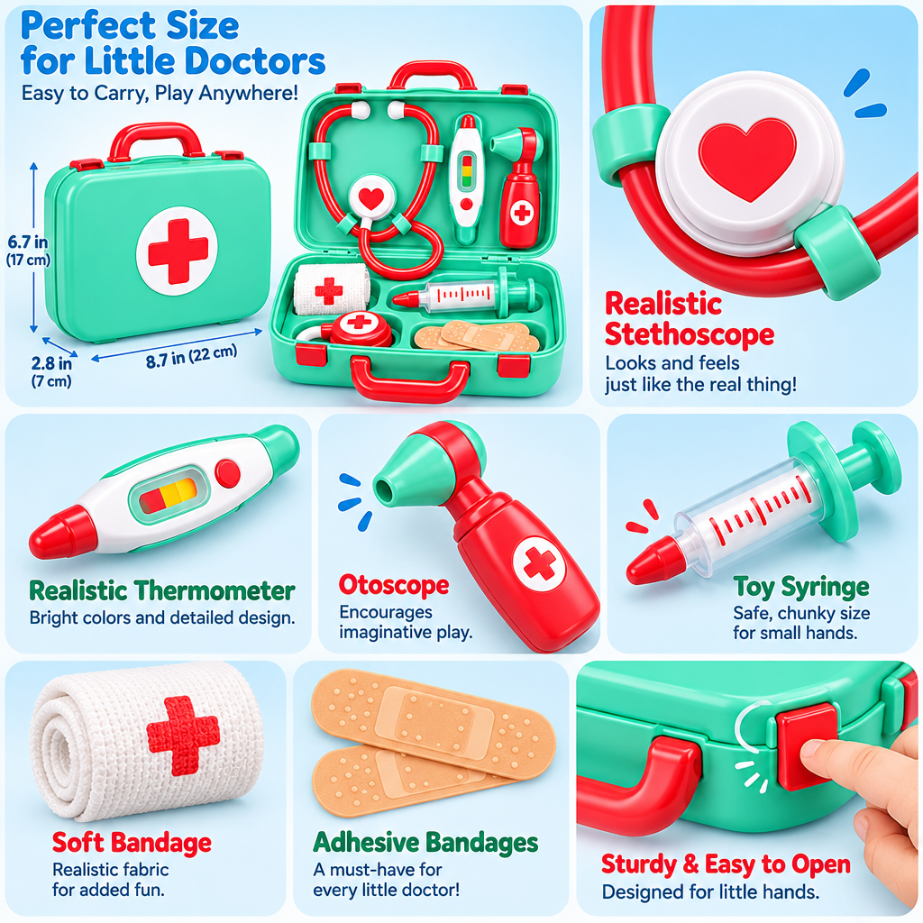Valdermere™ Little Doctor Medical Kit