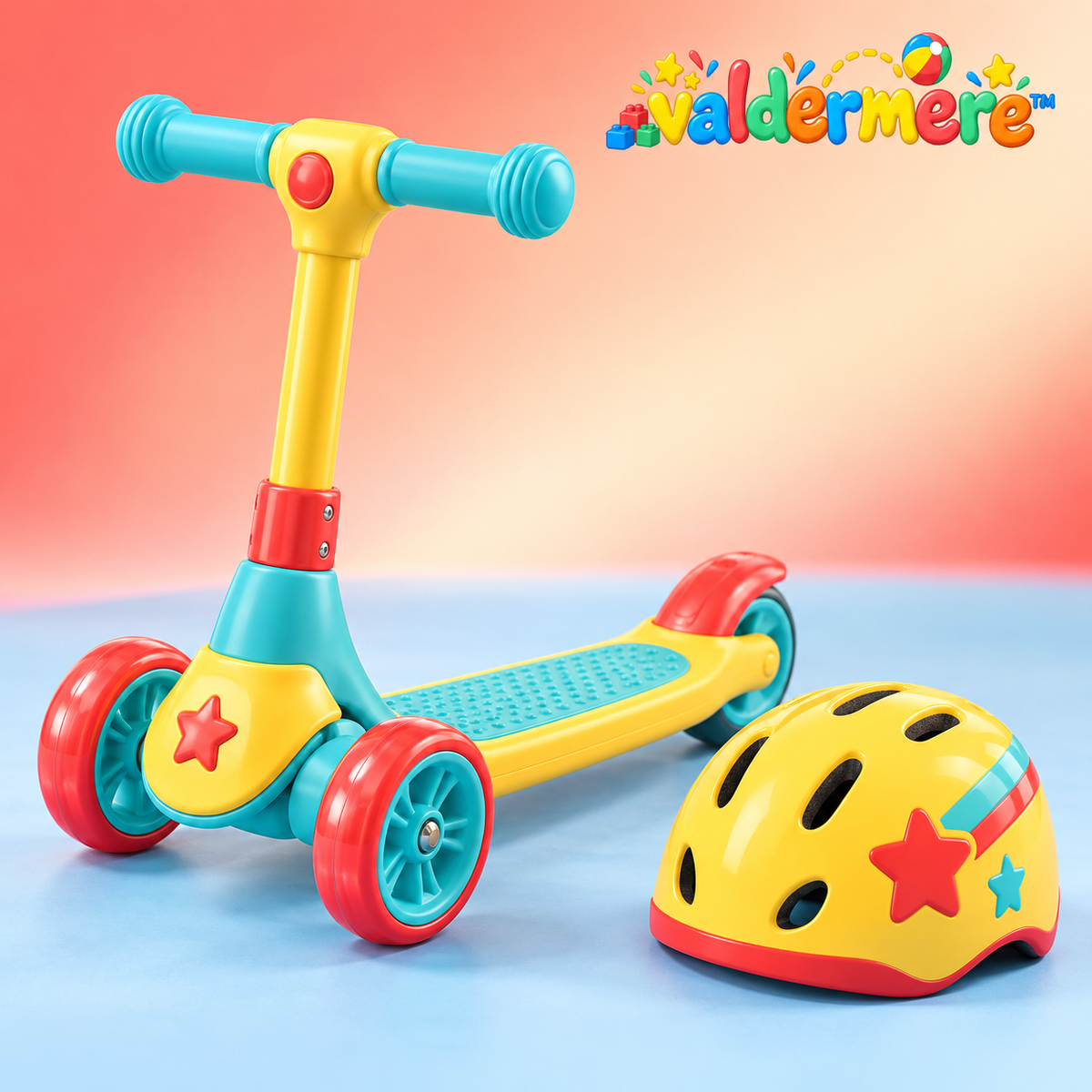 Valdermere™ Three-Wheel Toddler Scooter Set