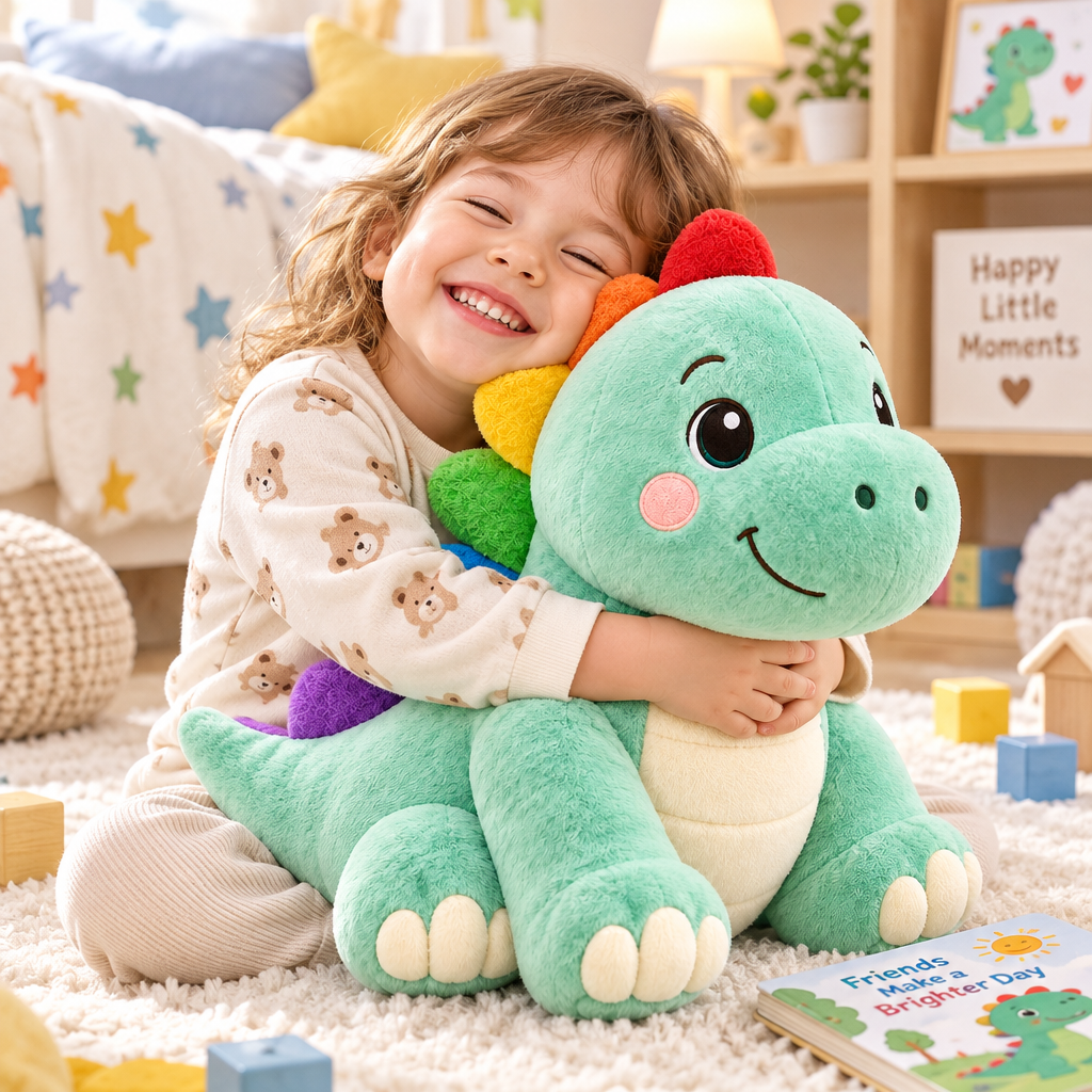 Valdermere™ Rainbow Dinosaur Plush